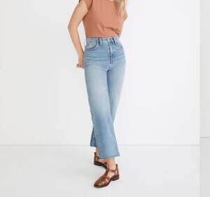 Madewell The Perfect Vintage Wide-Leg Crop Jean in Catlin Wash Size 25